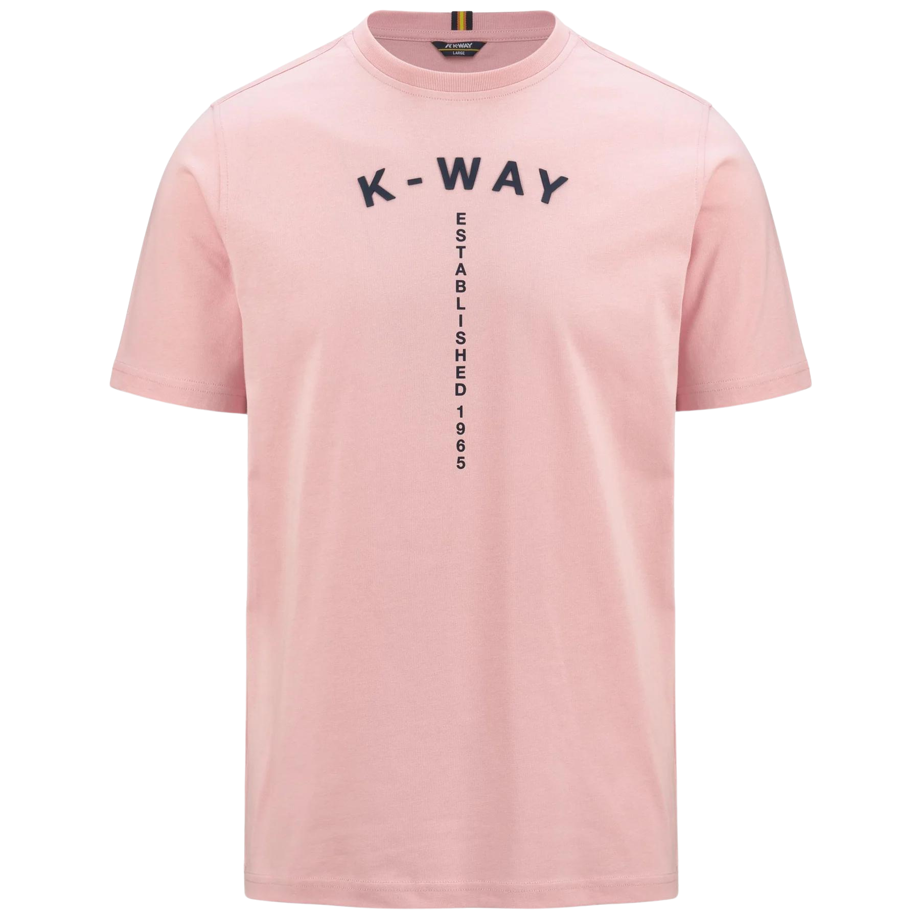 Camiseta K-WAY Odom Typo Est. Pink Ash