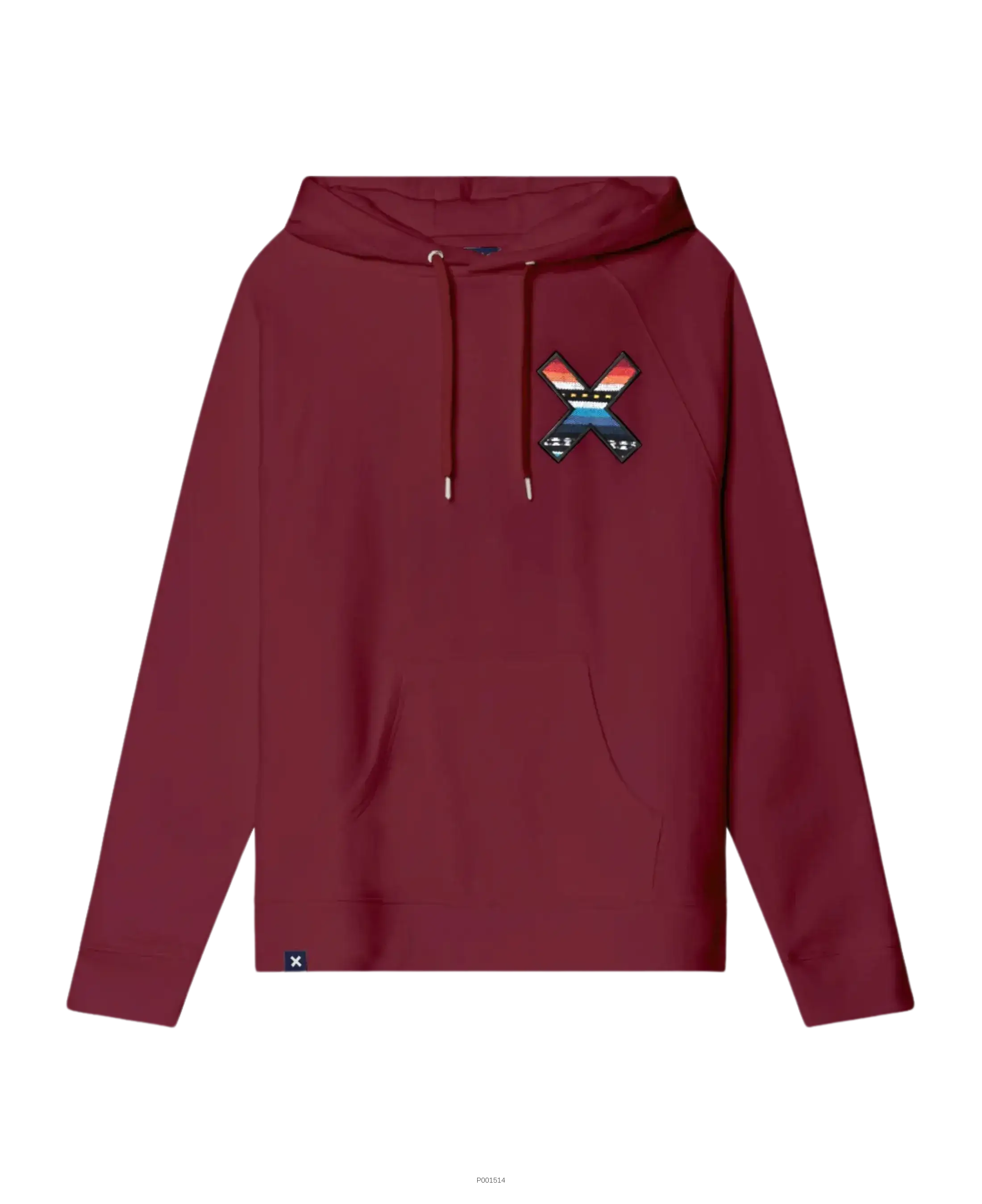 Sudadera BLUE BANANA Hoodie Classic Burgundy – ECRU