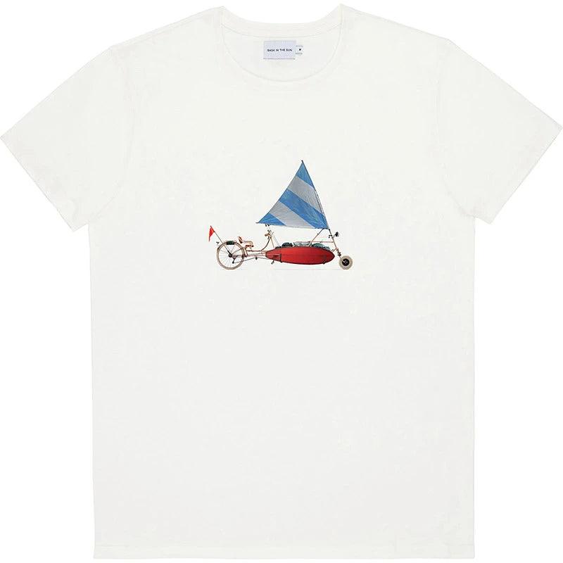Camiseta Bask in the Sun Sailing Bike - ECRU