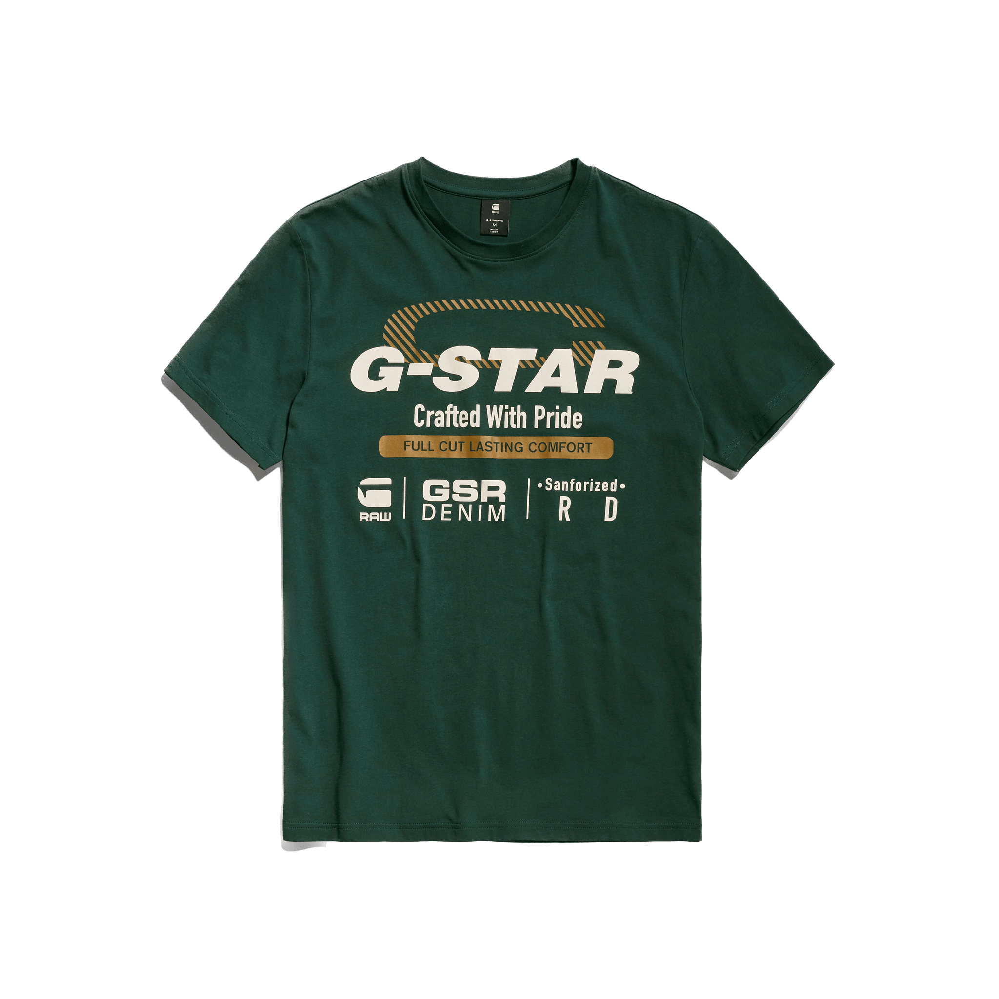 Camiseta G-Star Raw Old Skool Originals Laub - ECRU