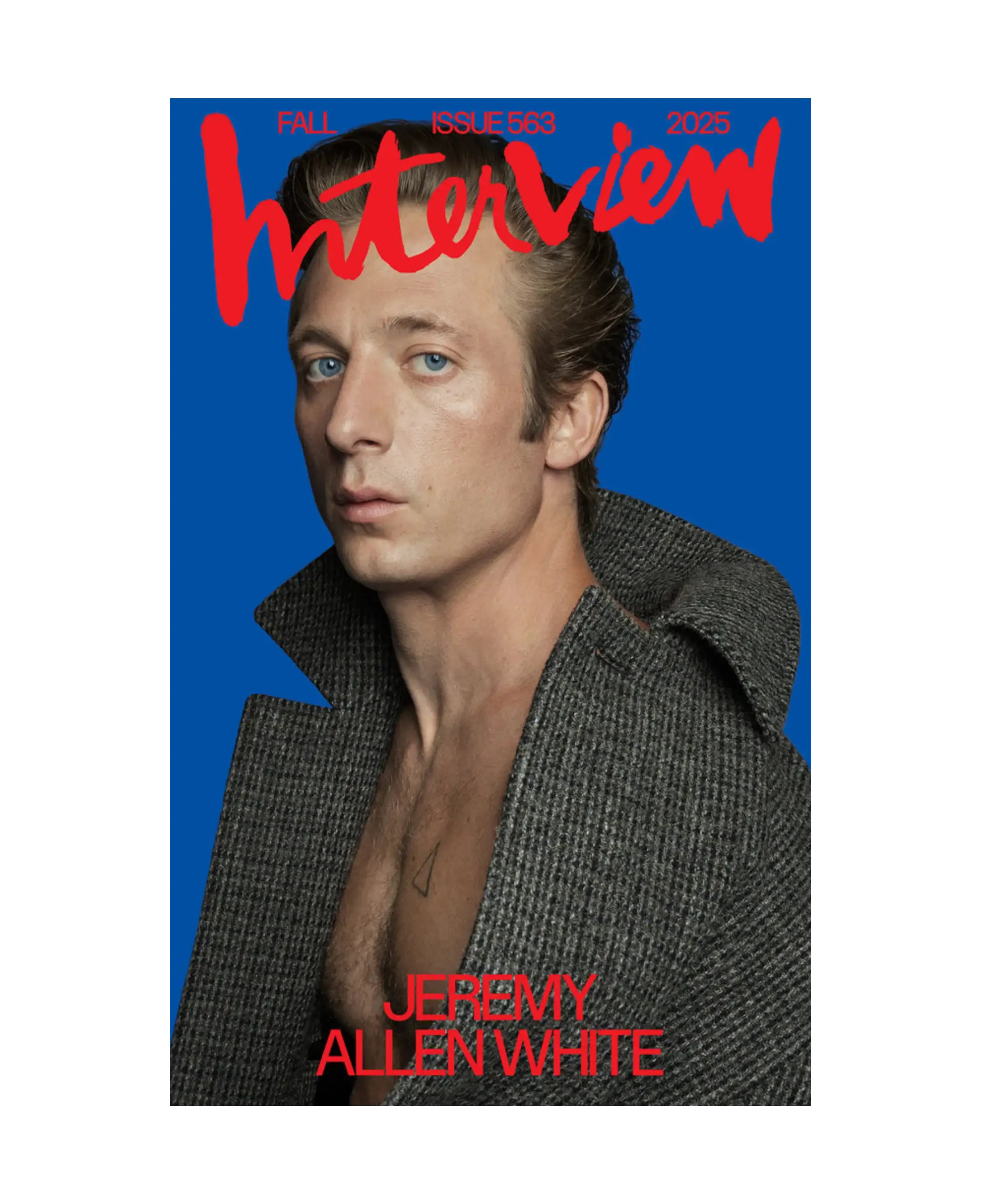 Revista INTERVIEW #563: Jeremy Allen White Fall 2025 – ECRU