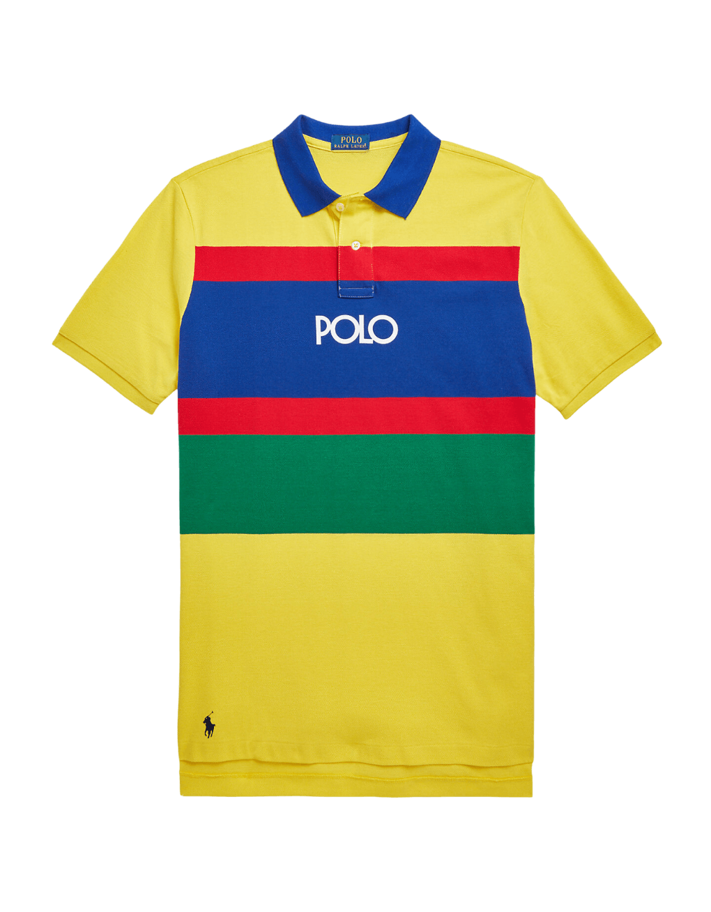 Polo Classic Fit de Ralph Lauren de piqué con rayas - ECRU