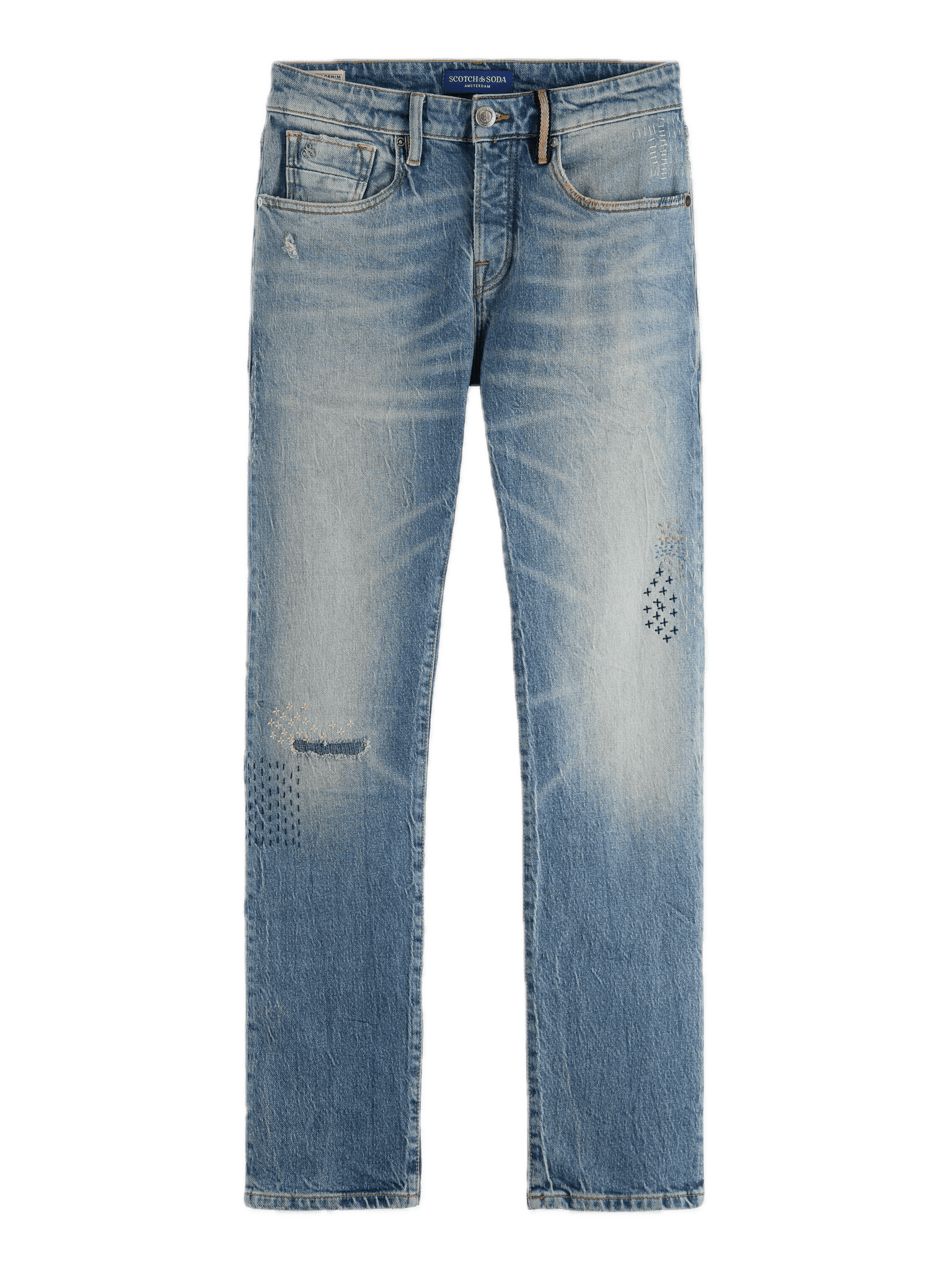 Vaqueros Scotch & Soda Ralston Regular Slim Jeans Kandy Rush - ECRU