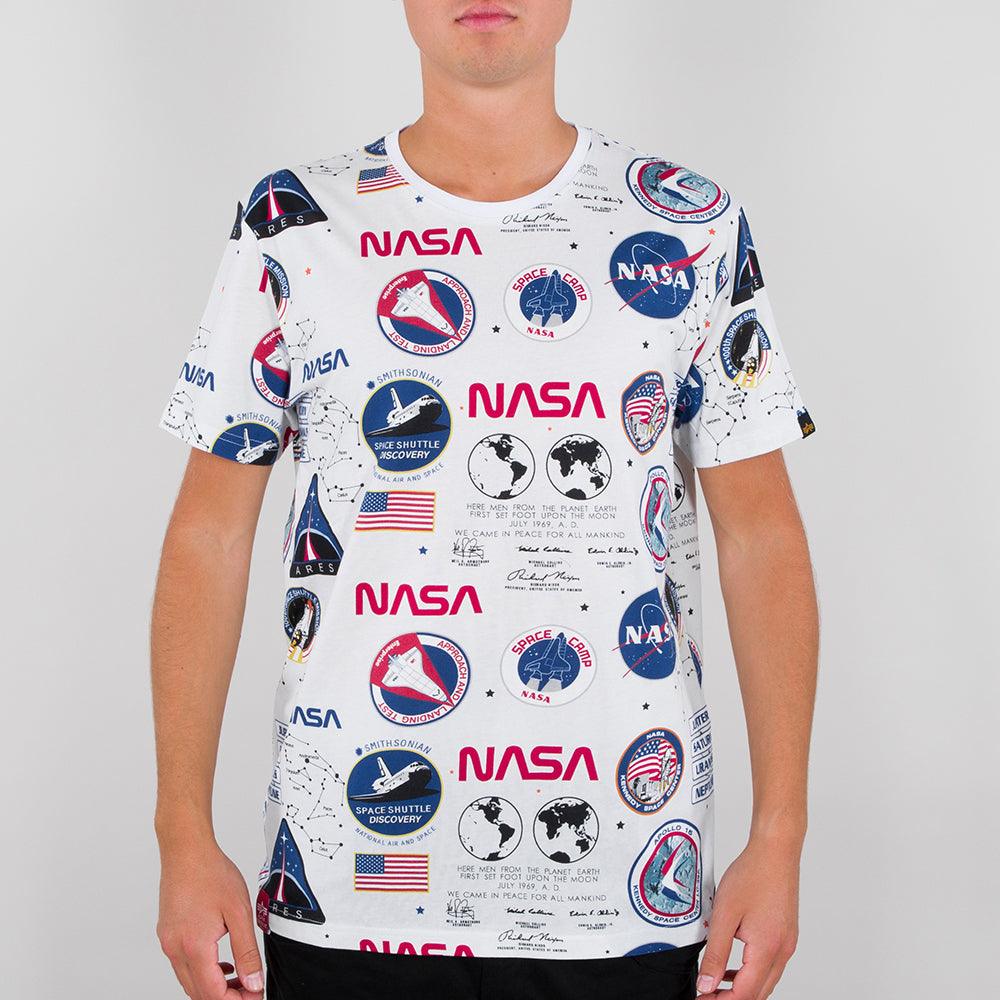 Camiseta NASA AOP - ECRU