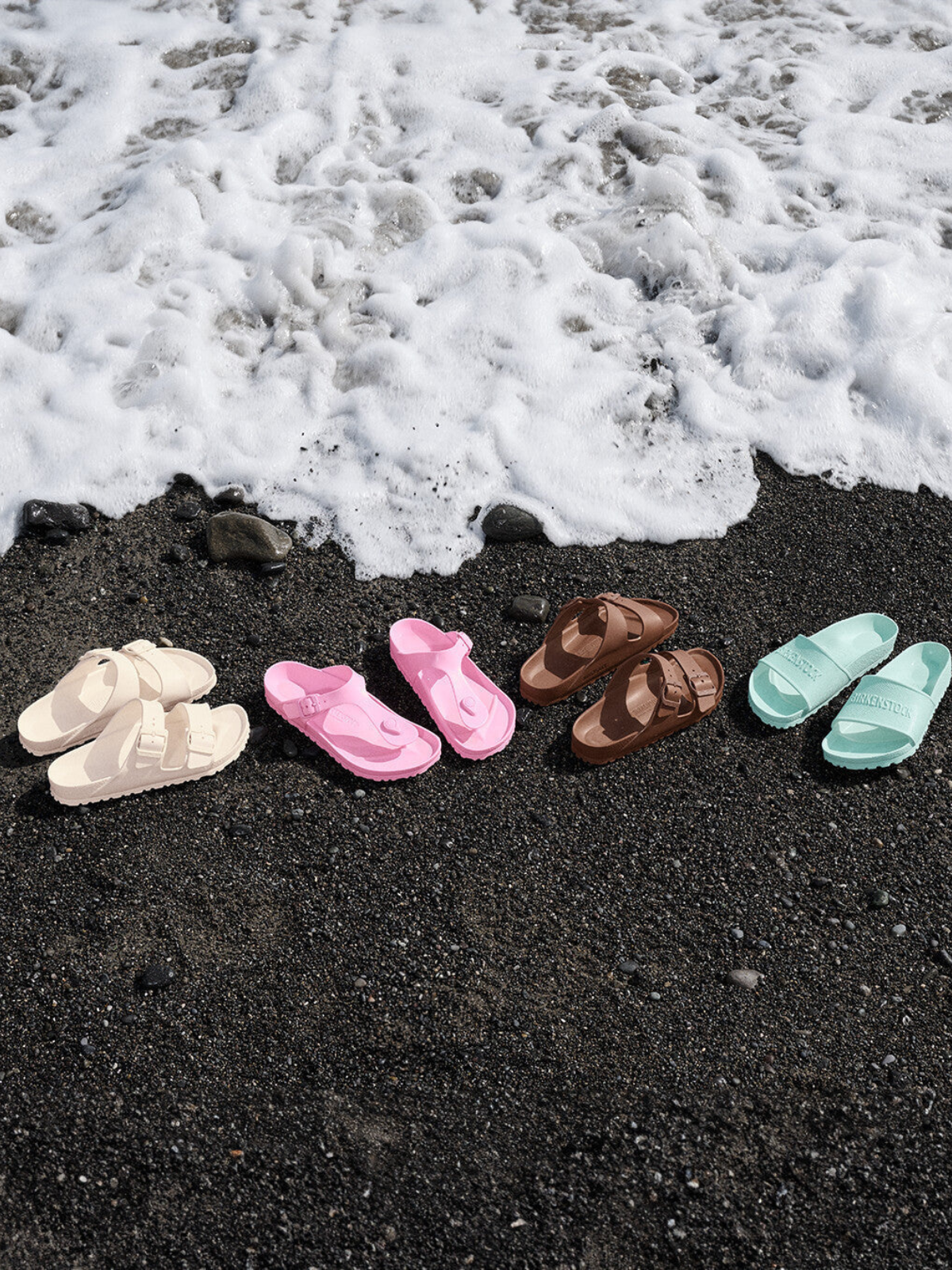 Birkenostck EVA playa arena negra Canarias Tenerife