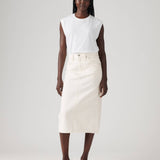 Falda LEVI'S® con Abertura de Tiro Alto Blanca Snowing In La