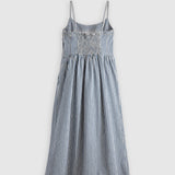 Vestido LEVI'S® Alessie Bustier Mischa Stripe Denim
