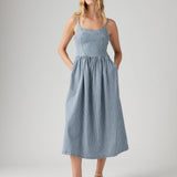 Vestido LEVI'S® Alessie Bustier Mischa Stripe Denim