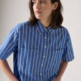 Camisa LEVI'S® Harlie Crop Double Dutch Stripe Nautical Blue