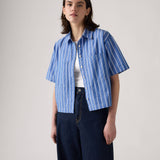 Camisa LEVI'S® Harlie Crop Double Dutch Stripe Nautical Blue