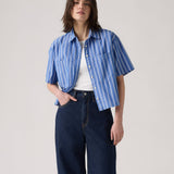 Camisa LEVI'S® Harlie Crop Double Dutch Stripe Nautical Blue