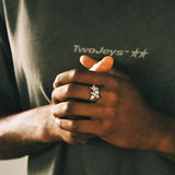 Anillo TWOJEYS Tilted Silver