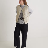 Chaleco YERSE Thelma Water Repellent Crudo