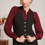 KING LOUIE Bianca Gilet Ziggy Vest Black