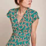 Vestido KING LOUIE Darcy Minty Bermuda Green