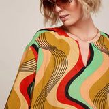 KING LOUIE Kiki Kaftan Harvest Gelbes Falaise-Kleid