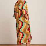 KING LOUIE Kiki Kaftan Harvest Gelbes Falaise-Kleid