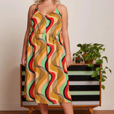 Vestido KING LOUIE Lara Harvest Yellow Falaise