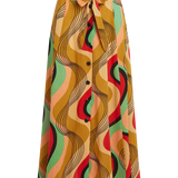 KING LOUIE Judy Harvest Yellow Falaise Skirt