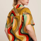 KING LOUIE Evelina Harvest Yellow Falaise Blouse