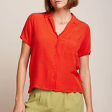 KING LOUIE Bella Sista Fire Red Blouse