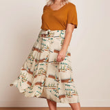KING LOUIE Judy Cream Antibes Skirt