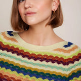 Top KING LOUIE Ivy Cream Rise