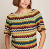 Top KING LOUIE Ivy Cream Rise