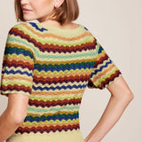 Top KING LOUIE Ivy Cream Rise