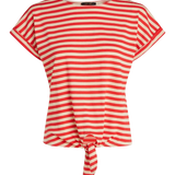 Camiseta KING LOUIE Aria Knot Fire Red Chopito Stripe