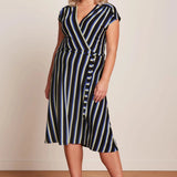 Vestido KING LOUIE Abigail Black Embla Stripe