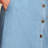 Falda KING LOUIE Marie Fest Light Denim