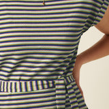 Vestido KING LOUIE Aria Tunic Beebop Stripe Black