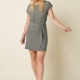 Vestido KING LOUIE Aria Tunic Beebop Stripe Black