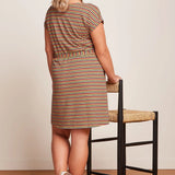KING LOUIE Aria Tunic Beebop Stripe Dress