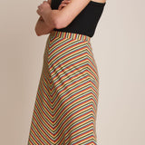 KING LOUIE Juno Midi Beebop Skirt Custard Yellow