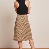 KING LOUIE Juno Midi Beebop Skirt Custard Yellow