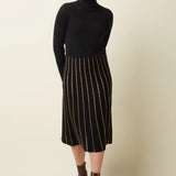 Falda KING LOUIE de Punto Plume Black