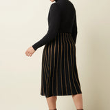 Falda KING LOUIE de Punto Plume Black