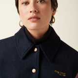 Chaqueta KING LOUIE Billie Baseball Bordeaux Red - Shine