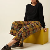 Pantalones KING LOUIE Federica Cuff Caroll Check