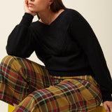 Pantalones KING LOUIE Federica Cuff Caroll Check