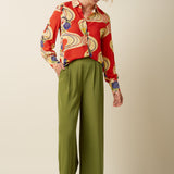 Pantalón KING LOUIE Irma Woodbine Green