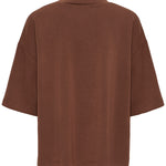 Camiseta ICHI Ihnaida Chicory Coffee - ECRU