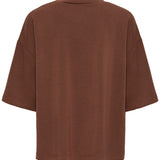 Camiseta ICHI Ihnaida Chicory Coffee - ECRU
