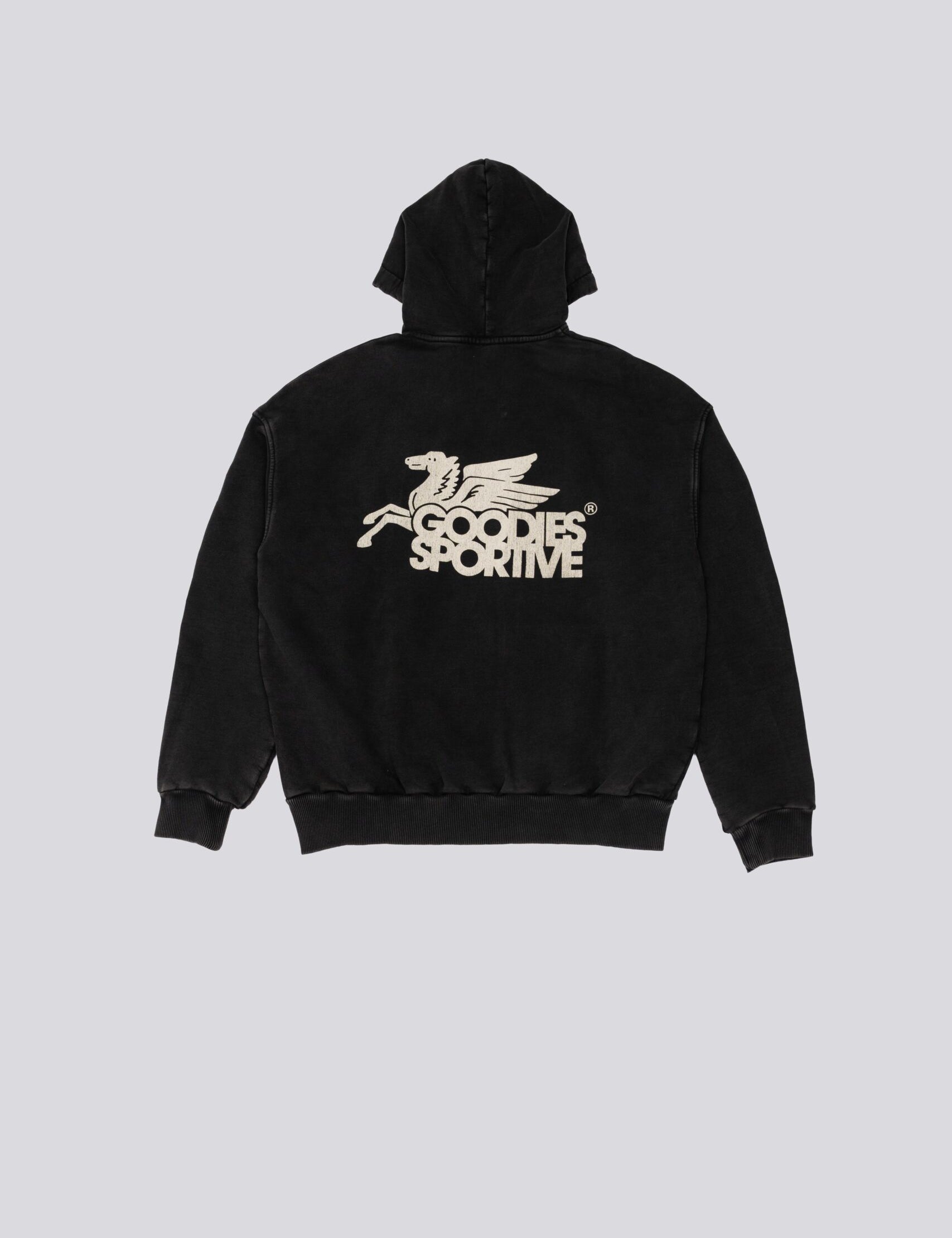 Sudadera GOODIES Vintage Black Pegasus Hoodie foto oficial 1