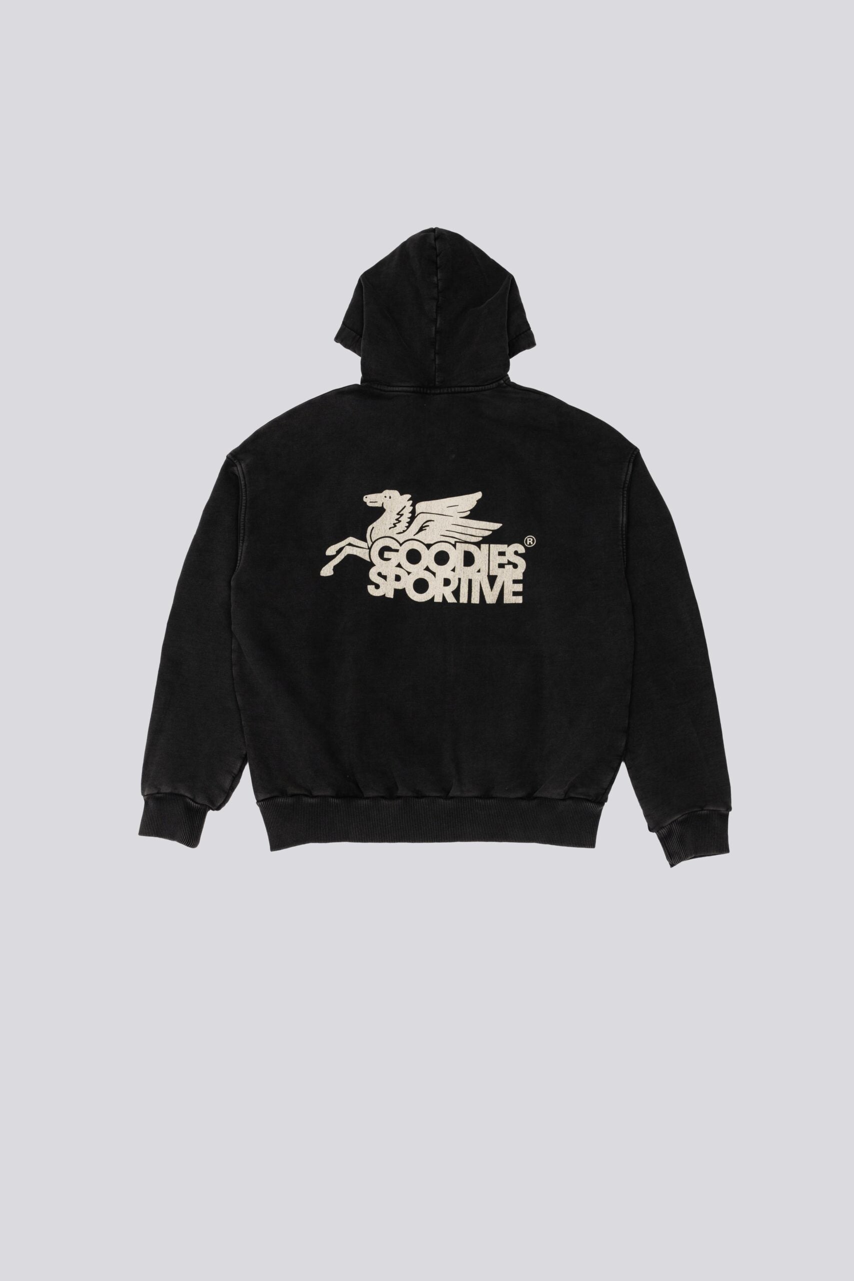 Sudadera GOODIES Vintage Black Pegasus Hoodie foto oficial 1