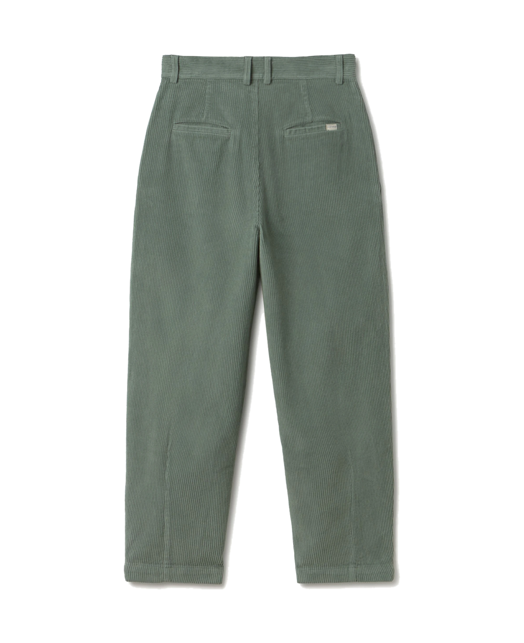 Pantalón TWOTHIRDS Haruku Corduroy Washed Green - vista trasera