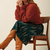 Falda KING LOUIE Juno Pine Green - Twirl