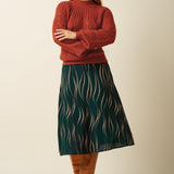 Falda KING LOUIE Juno Pine Green - Twirl